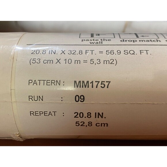 2 Rolls YORK Wallcoverings WALLPAPER Gilded Marble Grey Gold MM1757 56 SqFt Each - Picture 5 of 6